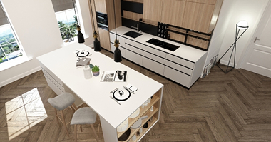 キッチンのレイアウト変更リフォーム