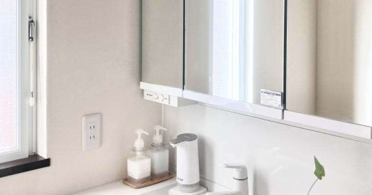 洗面化粧台交換リフォーム