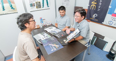 リフォーム相談の様子